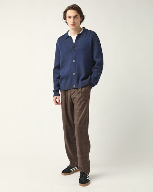 on model image of Sweater Polo