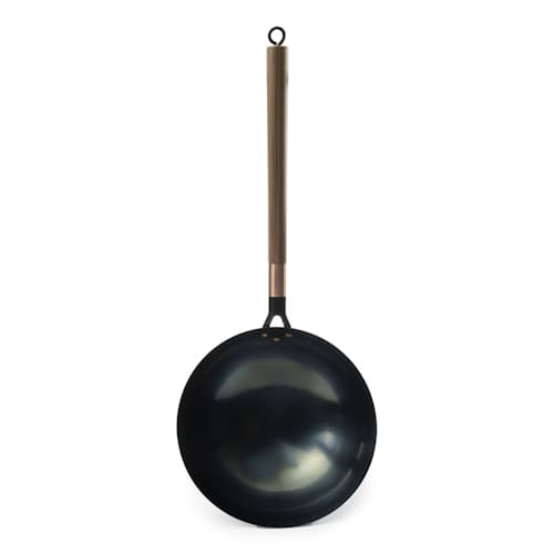 laydown image of Long Handle Wok