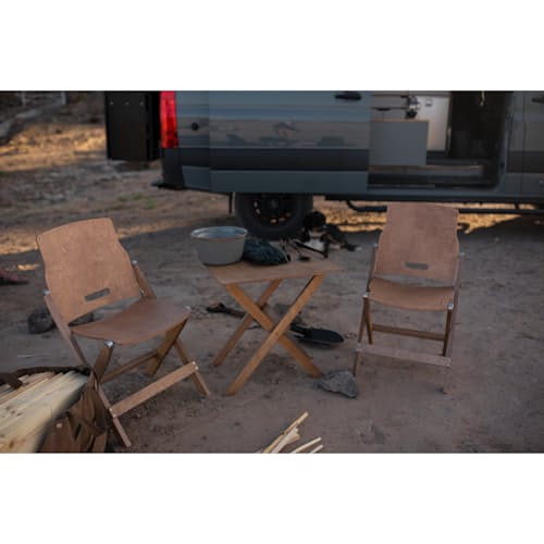 lifestyle image of Ridgetop Wood Folding Table