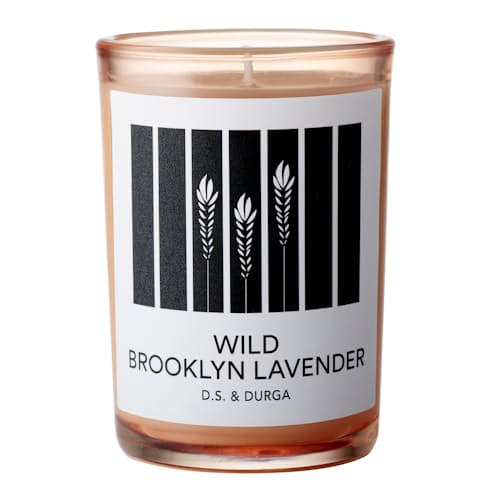 laydown image of Wild Brooklyn Lavender Candle