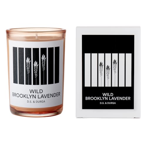 laydown image of Wild Brooklyn Lavender Candle