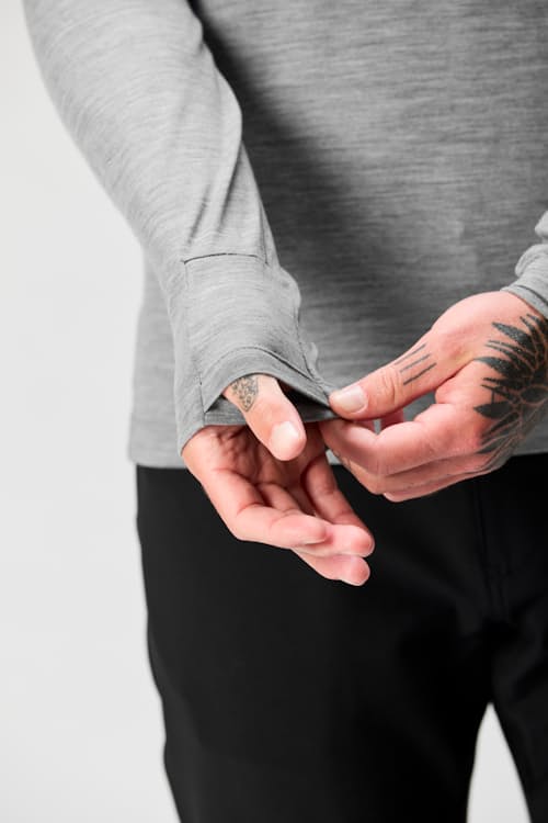 lifestyle image of 72-Hour Merino UPF Hoodie