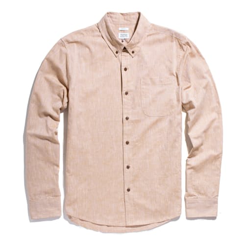 laydown image of Sutton Slim Long Sleeve Shirt