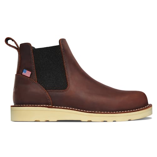laydown image of Bull Run 6" Wedge Chelsea Boot