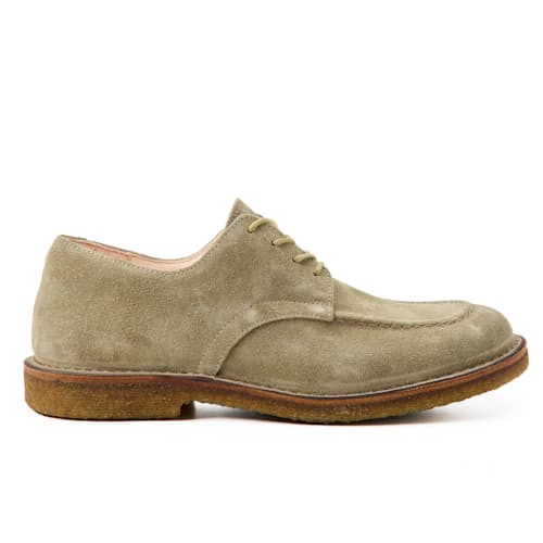 laydown image of Carflex Moc Toe Derby