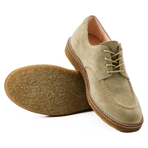 laydown image of Carflex Moc Toe Derby