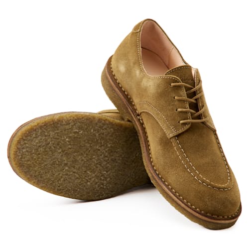 laydown image of Carflex Moc Toe Derby