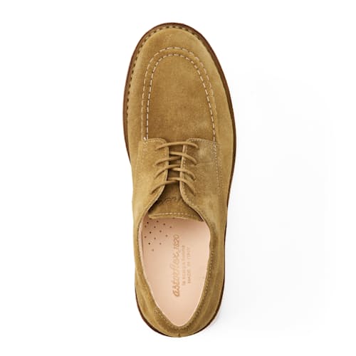 laydown image of Carflex Moc Toe Derby