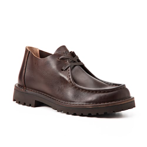 laydown image of Beenflex Moc Toe Oxford