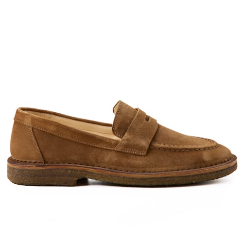 laydown image of Fastflex Suede Loafer