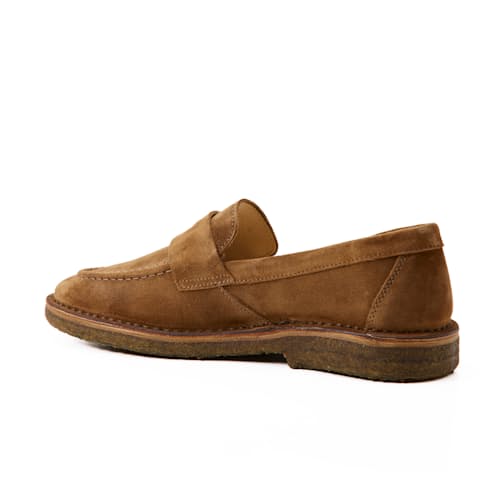 laydown image of Fastflex Suede Loafer