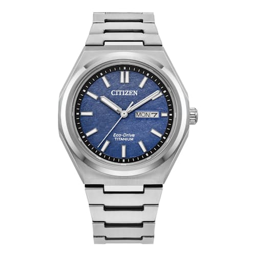 laydown image of Super Titanium Eco Drive Watch