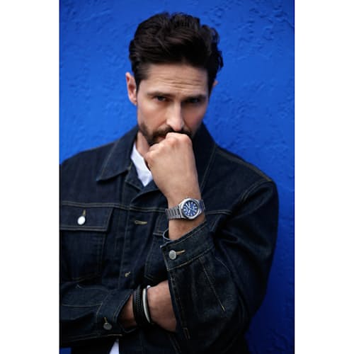 lifestyle image of Super Titanium Eco Drive Watch