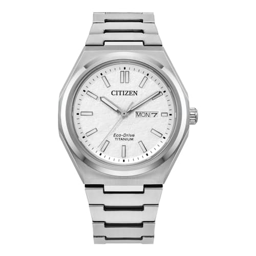 laydown image of Super Titanium Eco Drive Watch