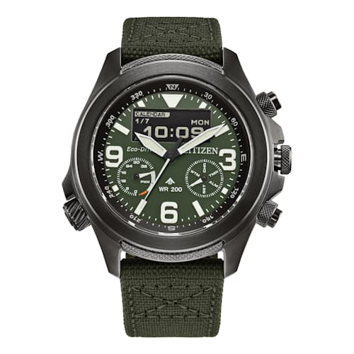 laydown image of Promaster Land U822 Chronograph Watch
