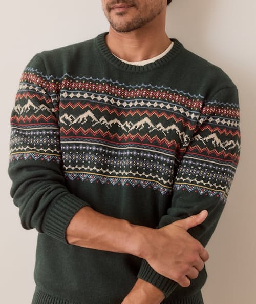 on model image of Archive Donner Sweater