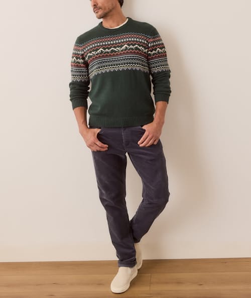 on model image of Archive Donner Sweater