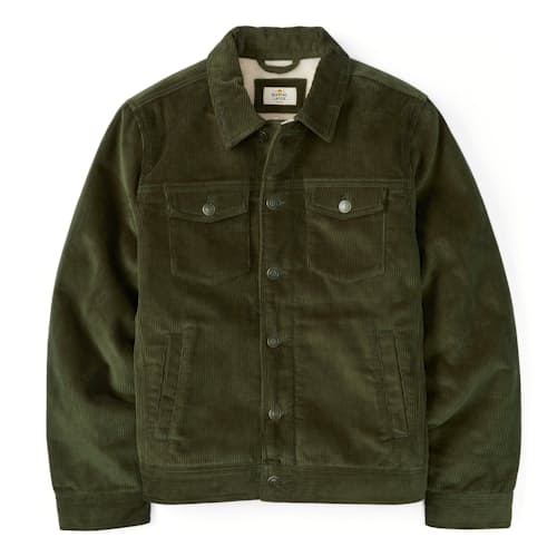 laydown image of Boise Corduroy Trucker