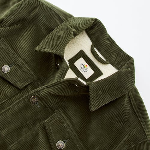 laydown detail image of Boise Corduroy Trucker