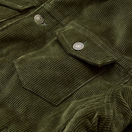 laydown detail image of Boise Corduroy Trucker