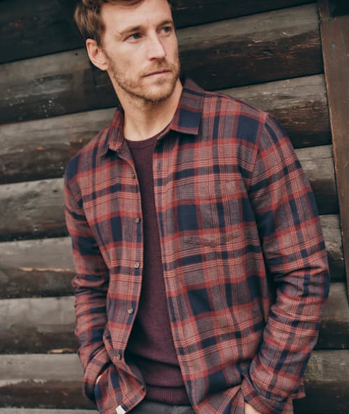 lifestyle image of Tahoe Flannel Shirt