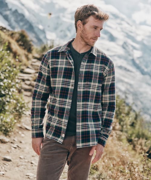 lifestyle image of Tahoe Flannel Shirt
