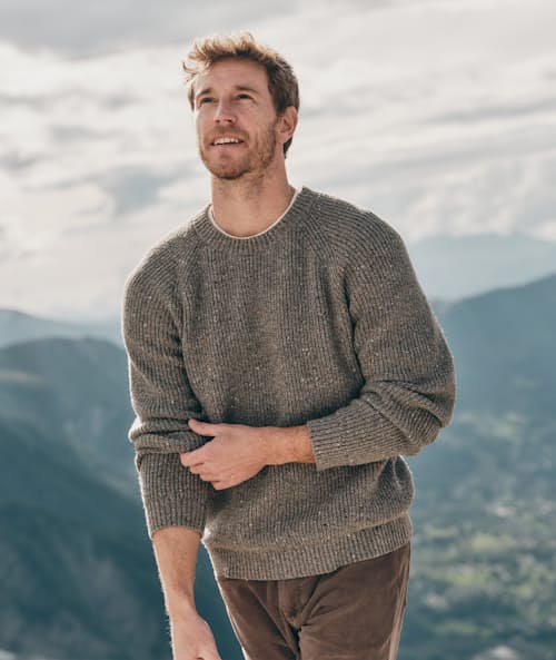 lifestyle image of Coleman Crew Sweater