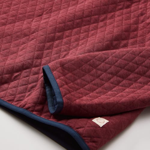 laydown detail image of Corbet Quilted Reversible Pullover