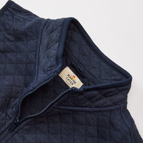 laydown detail image of Corbet Quilted Vest