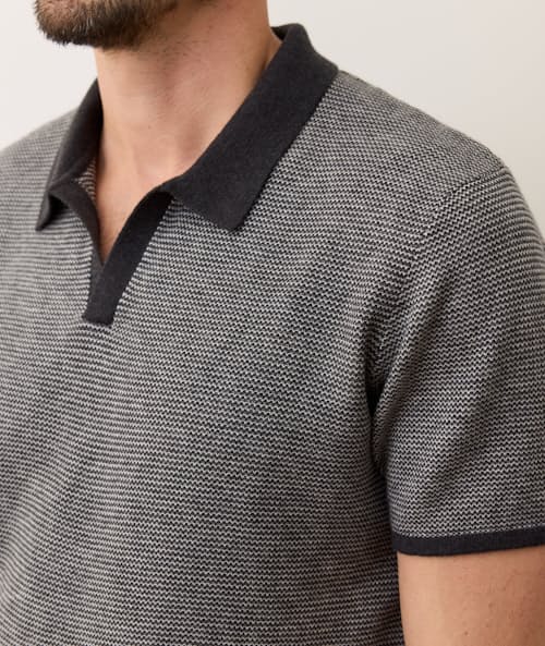 on model image of Liam Sweater Polo
