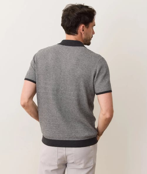 on model image of Liam Sweater Polo