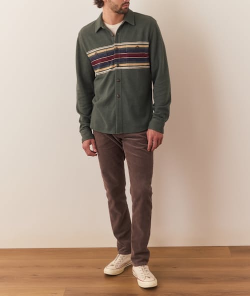 on model image of Pacifica Stretch Twill Shirt