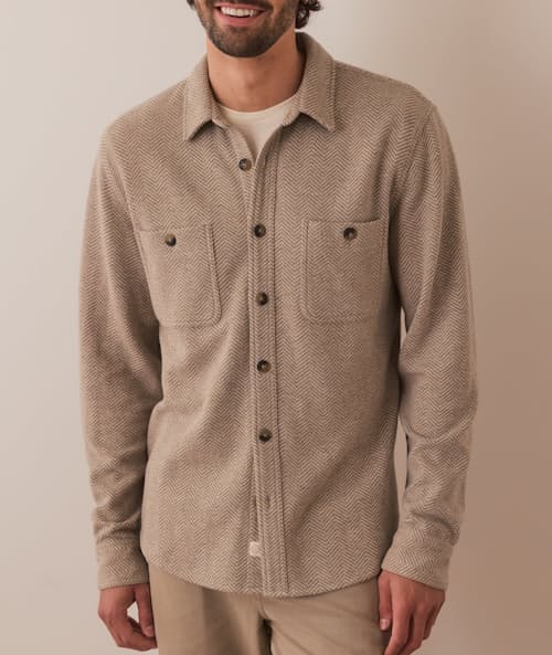 on model image of Pacifica Stretch Twill Shirt