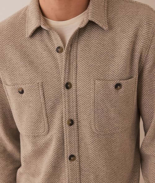 on model image of Pacifica Stretch Twill Shirt