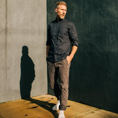 lifestyle image of The Jack Everyday Oxford Shirt