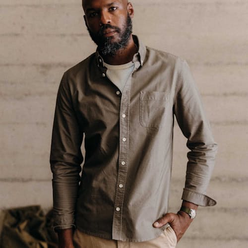 lifestyle image of The Jack Everyday Oxford Shirt