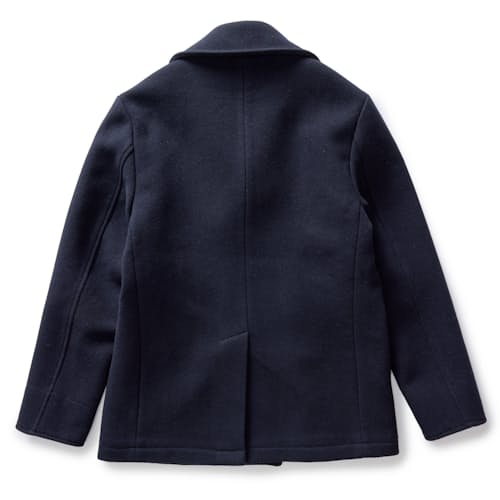 laydown image of The Mariner Wool Peacoat
