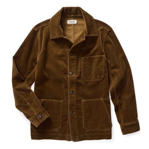 laydown image of The Ojai Corduroy Chore Coat