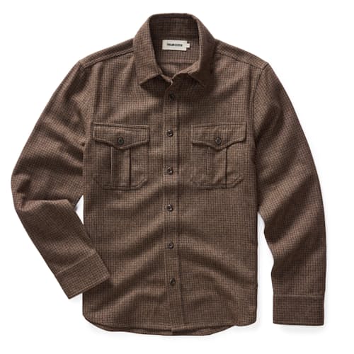 laydown image of The Saddler Shirt