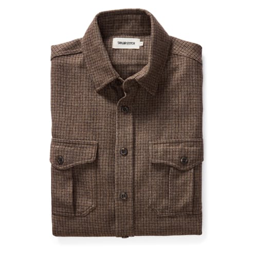 laydown image of The Saddler Shirt
