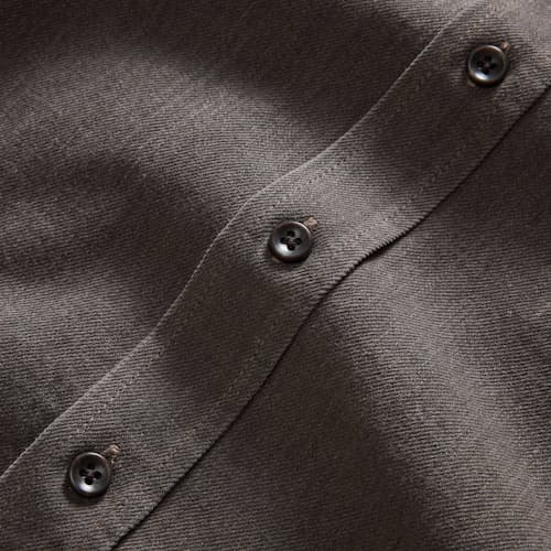 laydown detail image of The Utility Selvedge Denim Shirt