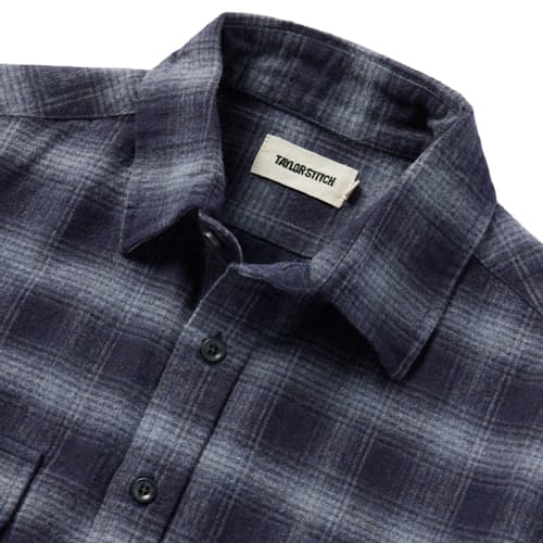 laydown detail image of The Yosemite Flannel Chamois Shirt