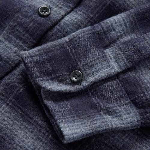 laydown detail image of The Yosemite Flannel Chamois Shirt