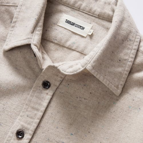 laydown detail image of The Yosemite Flannel Chamois Shirt