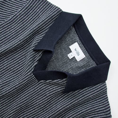 laydown detail image of Cotton Cashmere Goleta Polo