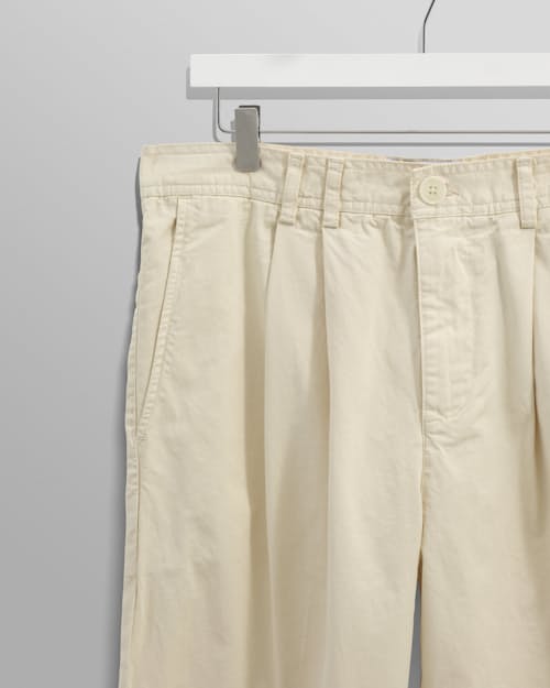 laydown detail image of Raleigh Pleated Tapered Pant