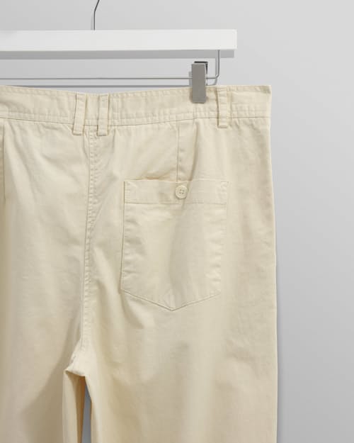 laydown detail image of Raleigh Pleated Tapered Pant