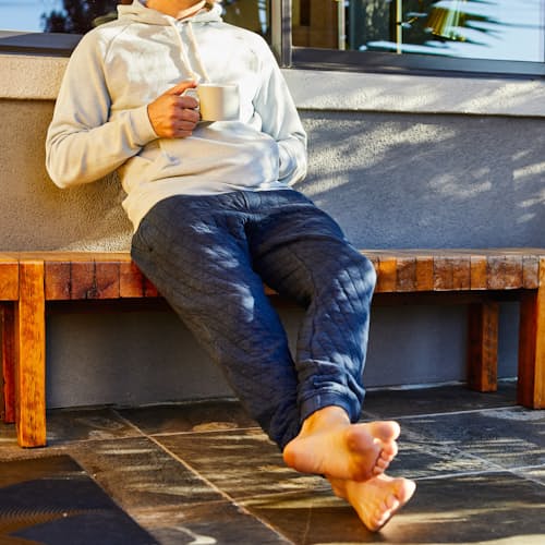 laydown image of Quilted Sweatpants