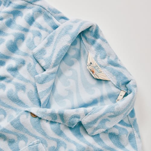 laydown detail image of Cabana Towel Terry Surf Shirt