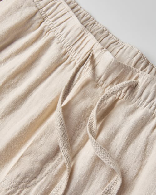 laydown detail image of Linen Drawstring Pant